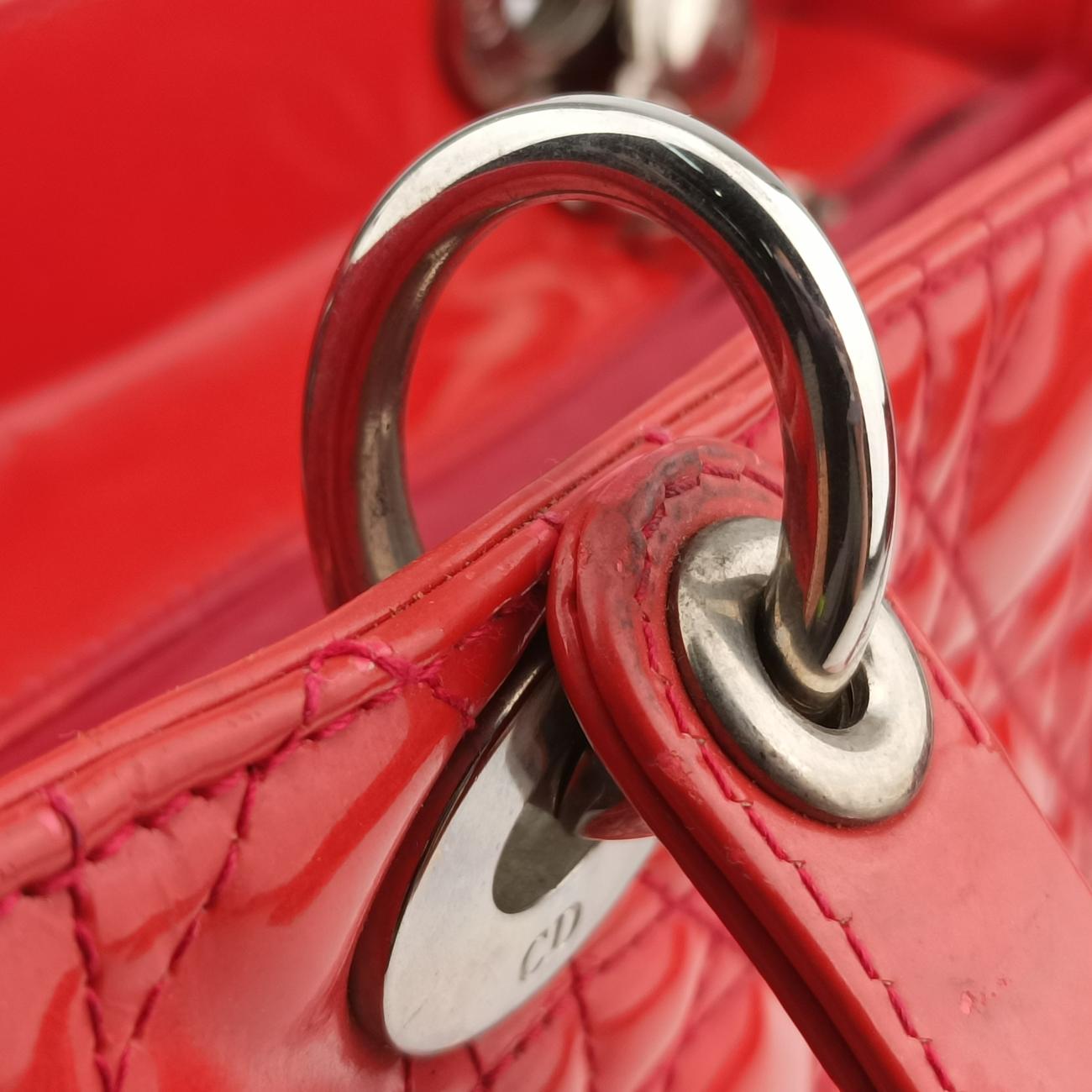 Lady DiorOrangepatent13-BO-0113レディディオールオレンジパテント13-BO-0113