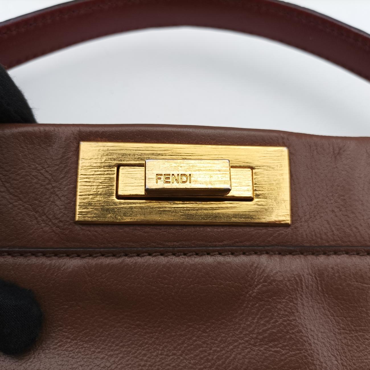 PEEKABOO LargeBrownLeather8BN2102454-8BN210-CN1-099ピーカブー ラージブラウンレザー8BN2102454-8BN210-CN1-099