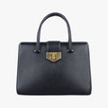 turn lockBlackSAFFIANO LeatherB2725C231ターンロックブラックサフィアーノレザーB2725C231