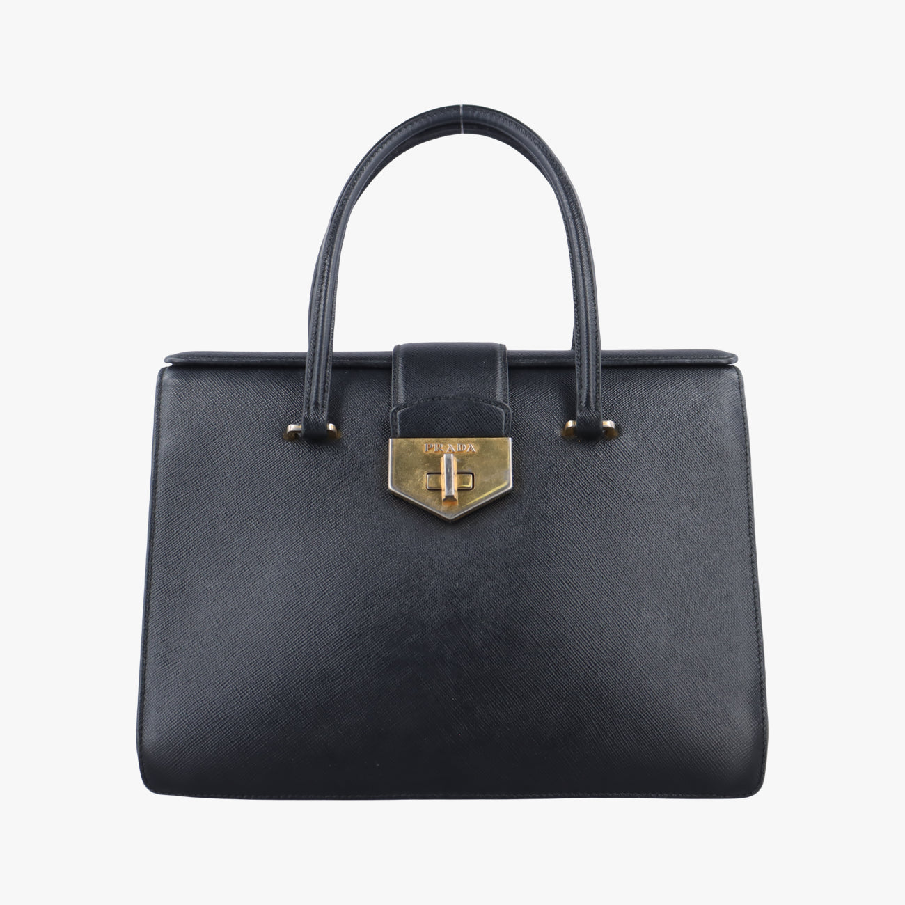turn lockBlackSAFFIANO LeatherB2725C231ターンロックブラックサフィアーノレザーB2725C231