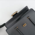 turn lockBlackSAFFIANO LeatherB2725C231ターンロックブラックサフィアーノレザーB2725C231
