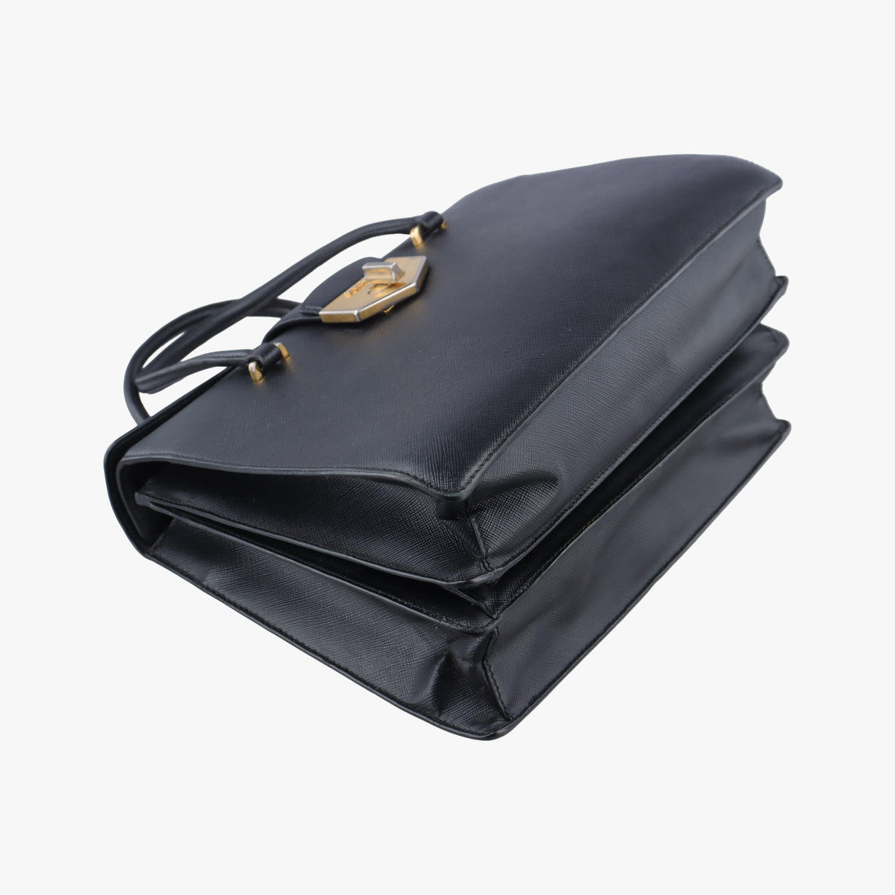 turn lockBlackSAFFIANO LeatherB2725C231ターンロックブラックサフィアーノレザーB2725C231