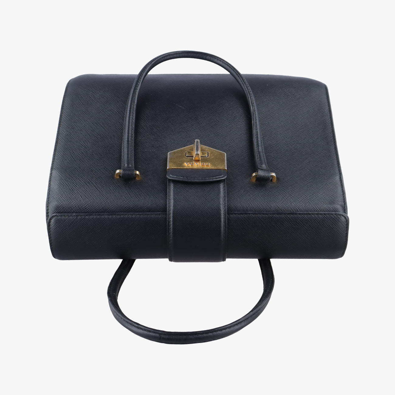 turn lockBlackSAFFIANO LeatherB2725C231ターンロックブラックサフィアーノレザーB2725C231