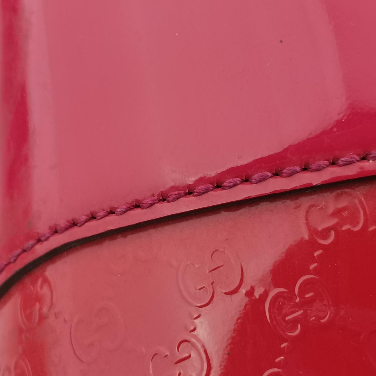 MicroguccissimaRose RedPatent Leather309614I015720884マイクログッチシマローズ レッドパテント309614I015720884