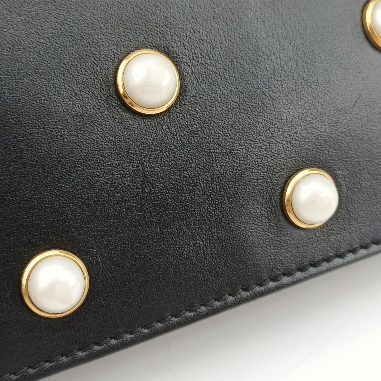 Broadway Pearl BeeBlackLeather453778H022812042ブロードウェイ パール ビーブラックレザー453778H022812042