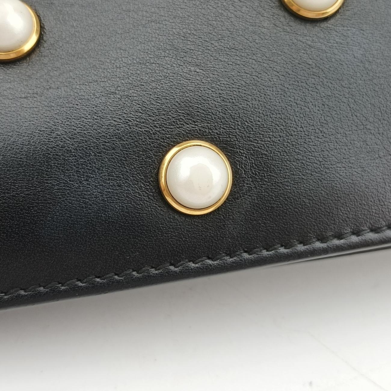 Broadway Pearl BeeBlackLeather453778H022812042ブロードウェイ パール ビーブラックレザー453778H022812042