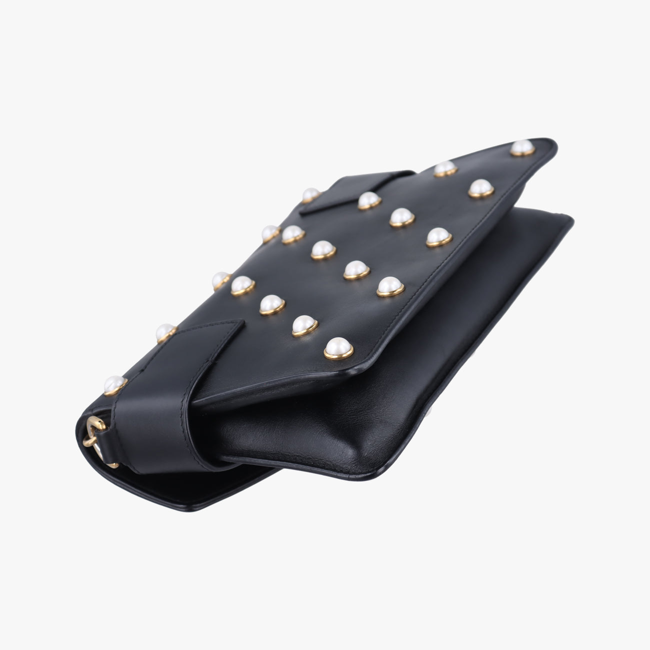 Broadway Pearl BeeBlackLeather453778H022812042ブロードウェイ パール ビーブラックレザー453778H022812042