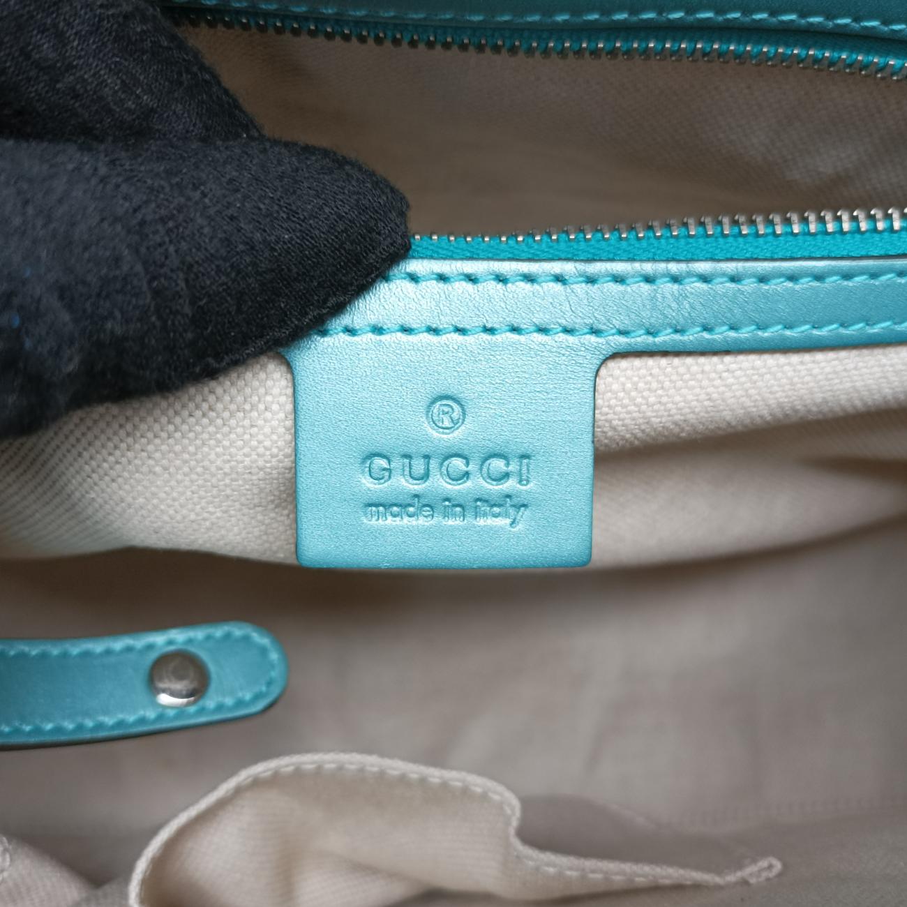Guccissima GG TwinsBlueLeather232957G010770176グッチシマ GGツインズブルーレザー232957G010770176