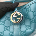 Guccissima GG TwinsBlueLeather232957G010770176グッチシマ GGツインズブルーレザー232957G010770176