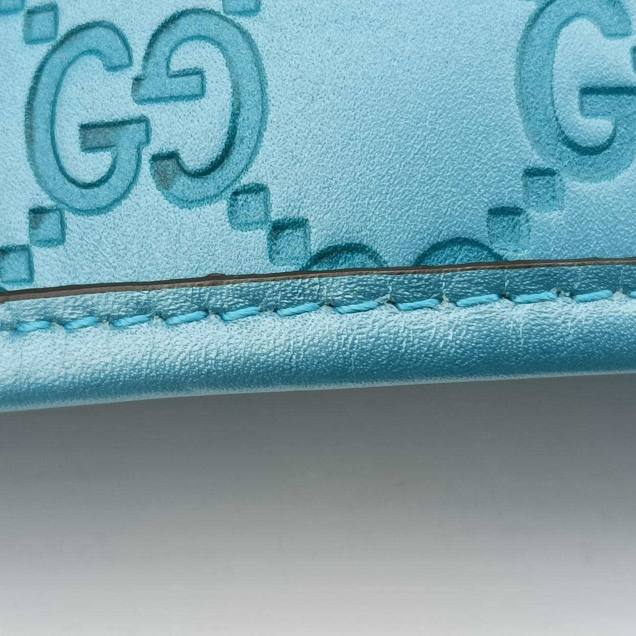 Guccissima GG TwinsBlueLeather232957G010770176グッチシマ GGツインズブルーレザー232957G010770176