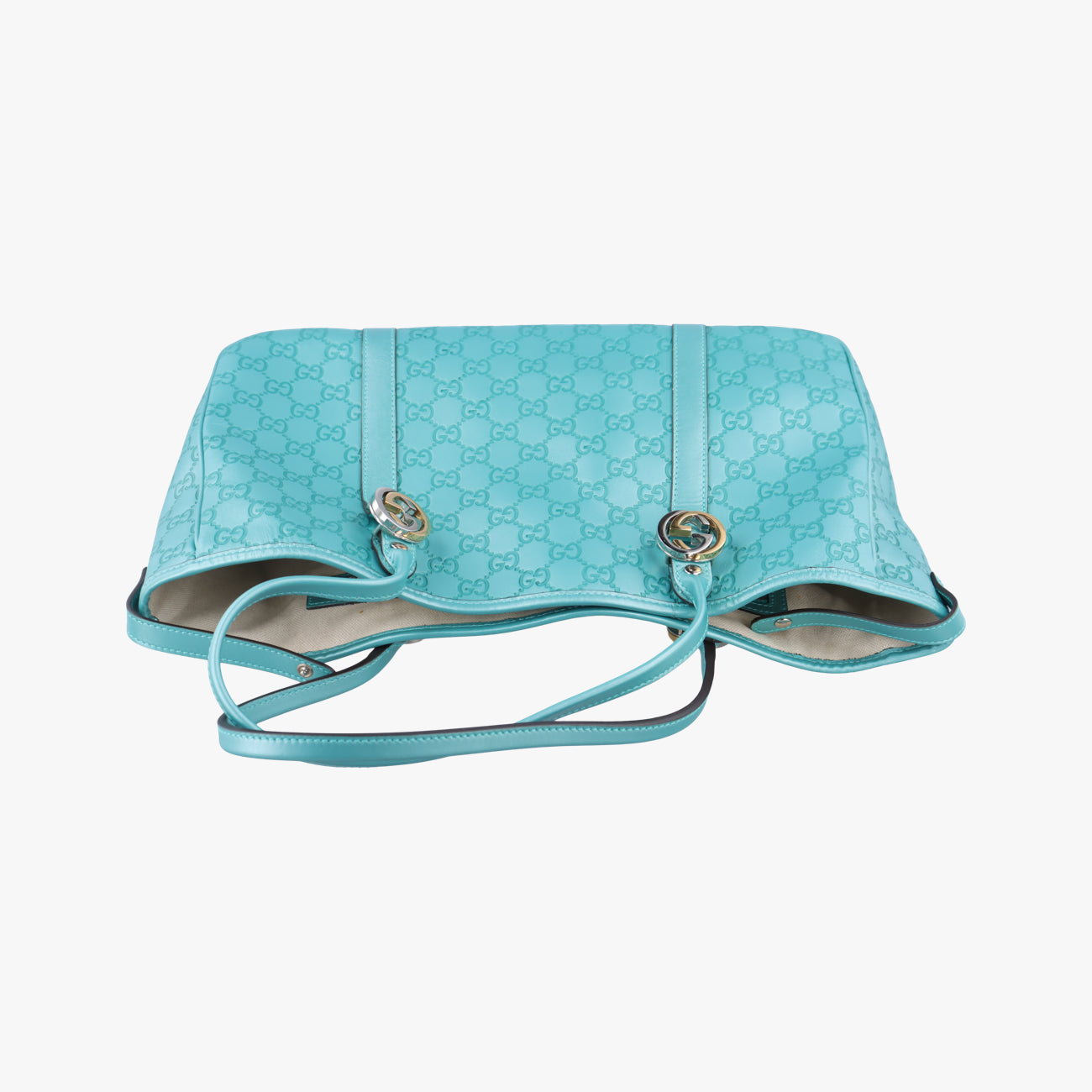 Guccissima GG TwinsBlueLeather232957G010770176グッチシマ GGツインズブルーレザー232957G010770176