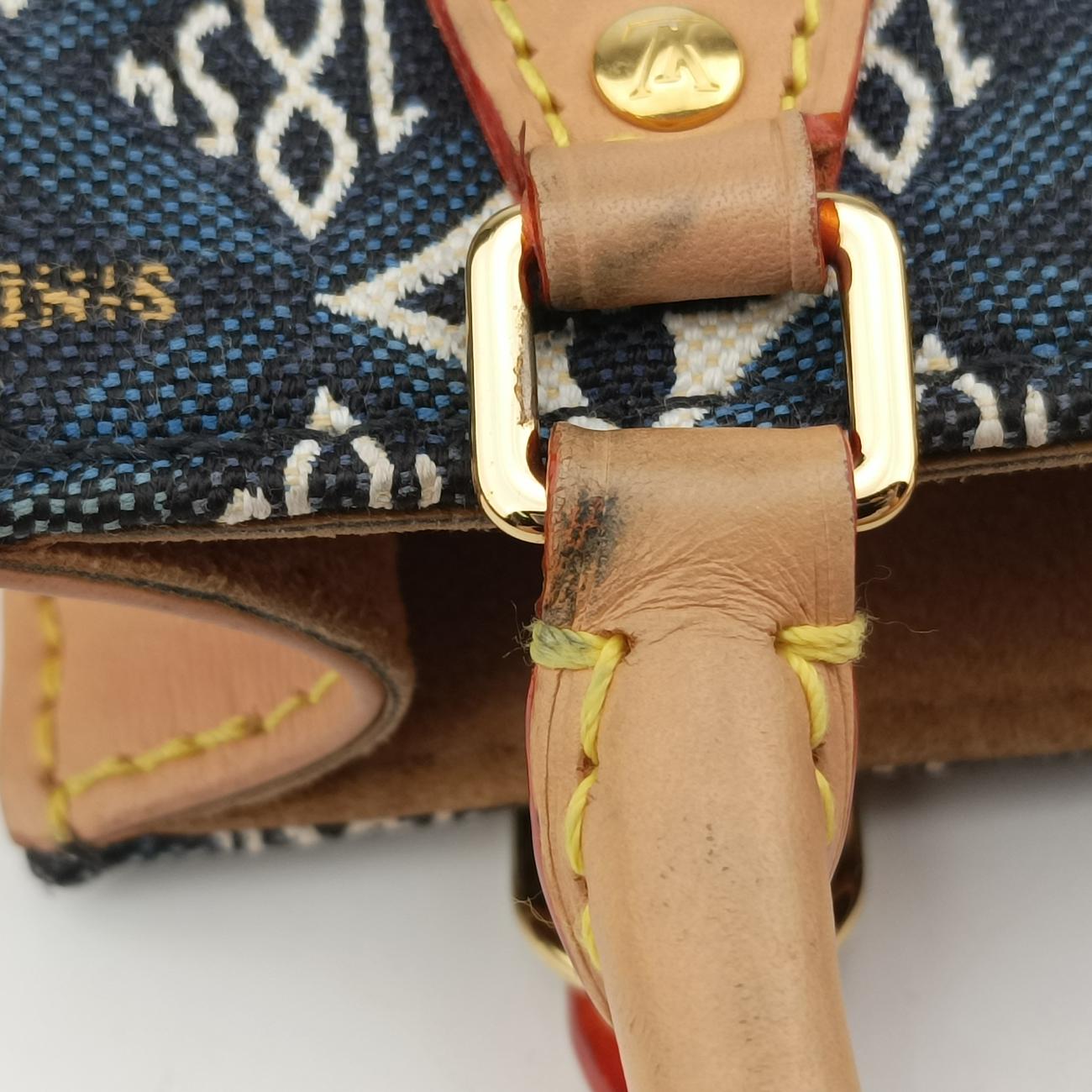SINCE1854 Petit Sac Plat 2020AWbluemonogram jacquardM80288SP3290SINCE1854 プティット サックプラ 2020AWブルー系モノグラム ジャガードM80288SP3290