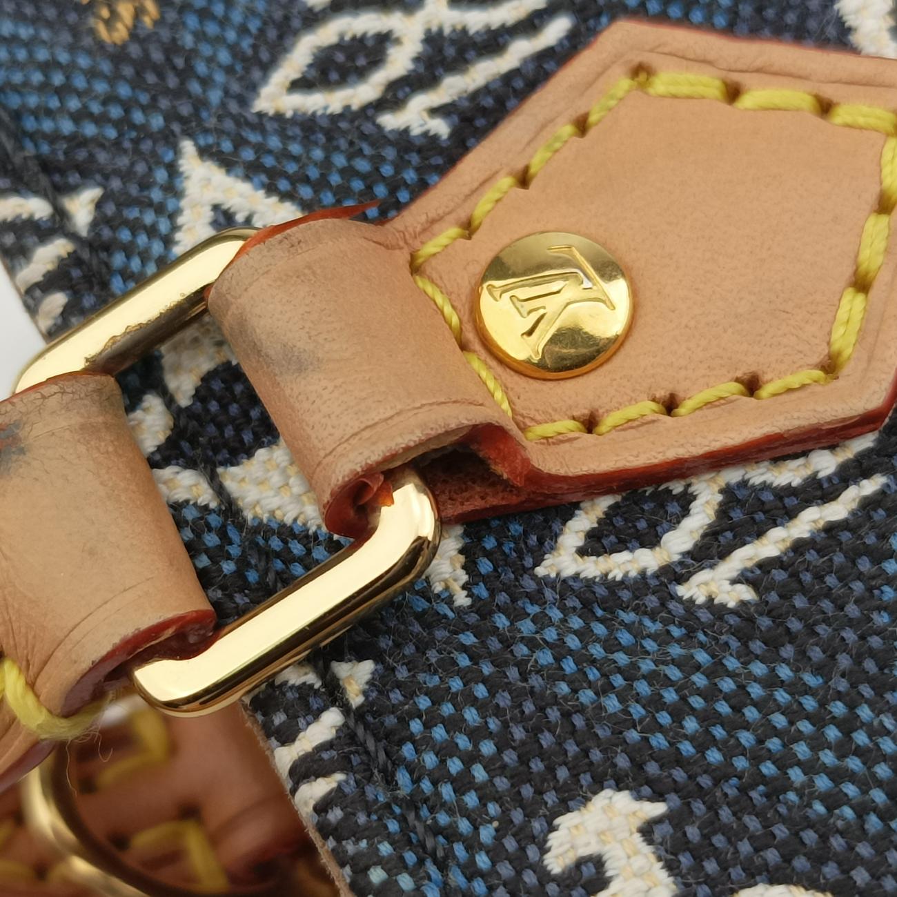 SINCE1854 Petit Sac Plat 2020AWbluemonogram jacquardM80288SP3290SINCE1854 プティット サックプラ 2020AWブルー系モノグラム ジャガードM80288SP3290
