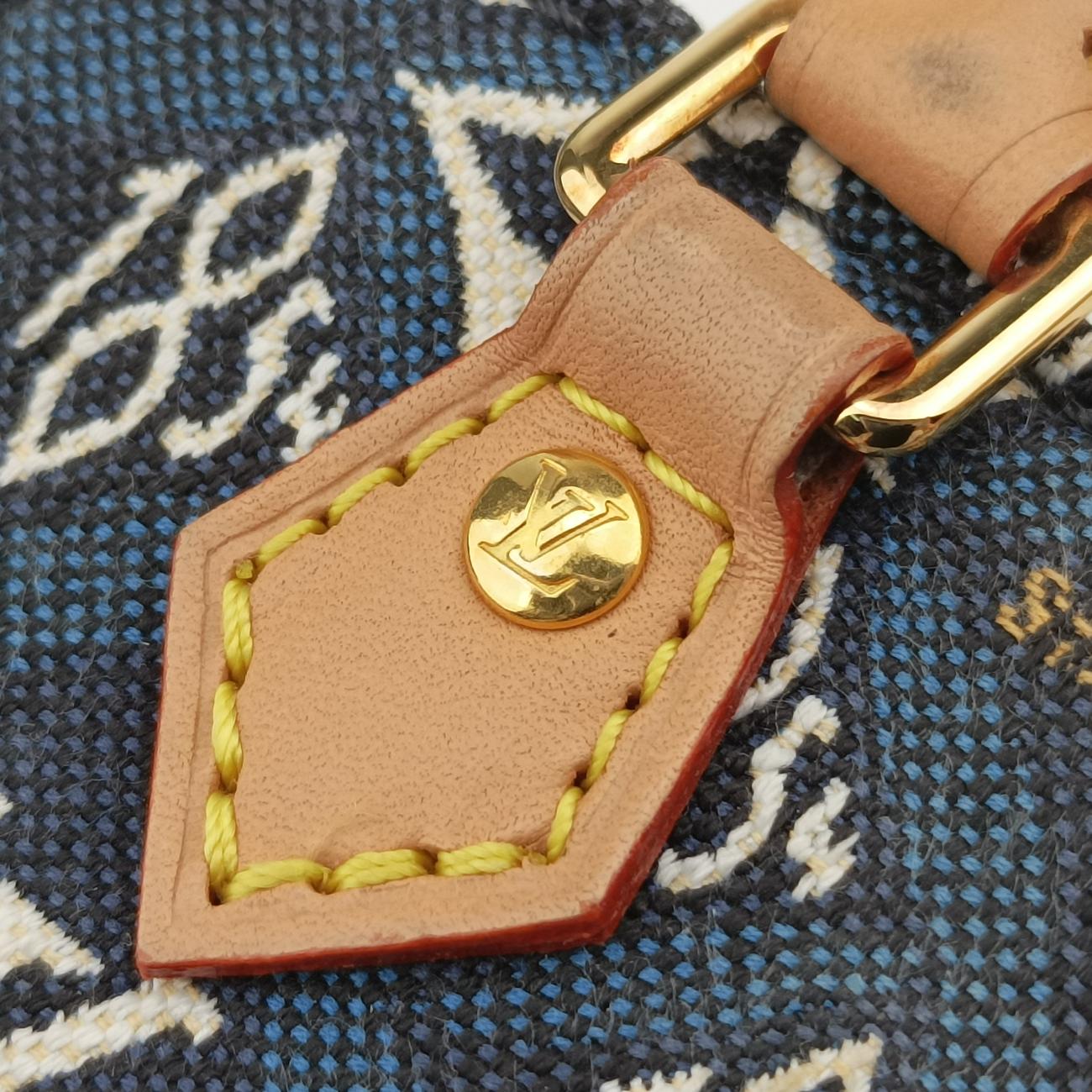 SINCE1854 Petit Sac Plat 2020AWbluemonogram jacquardM80288SP3290SINCE1854 プティット サックプラ 2020AWブルー系モノグラム ジャガードM80288SP3290