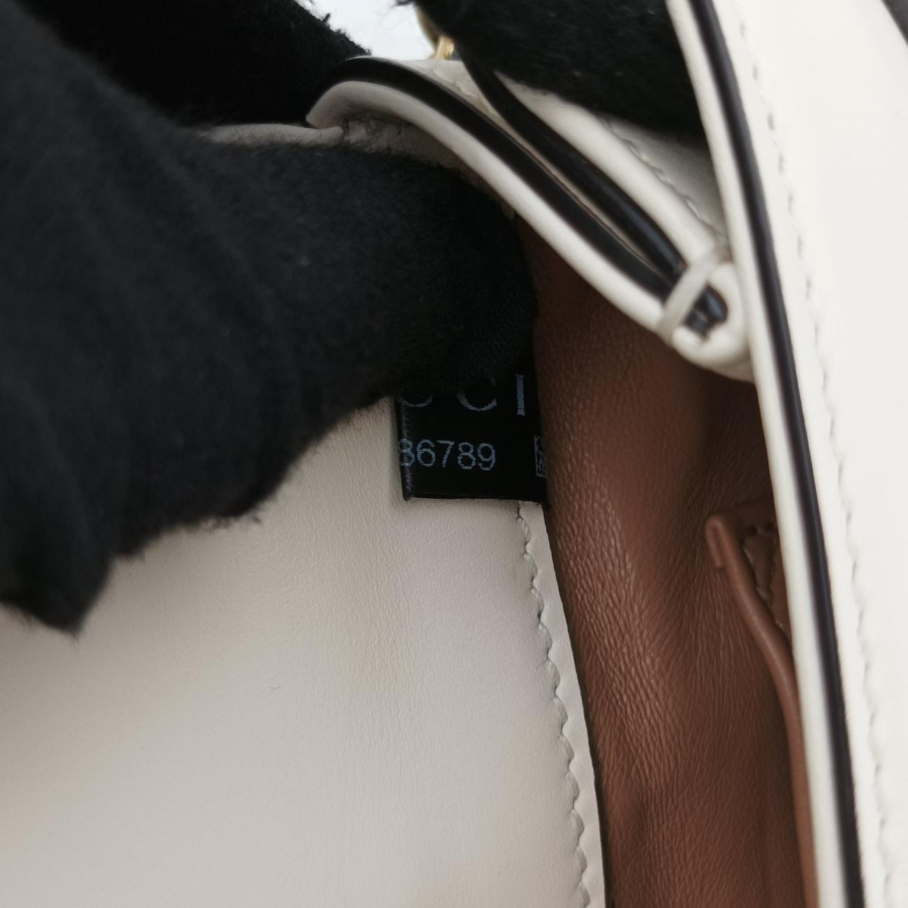 Broadway Pearl BeeWhiteLeather453778I023286789ブロードウェイ パール ビーホワイトレザー453778I023286789