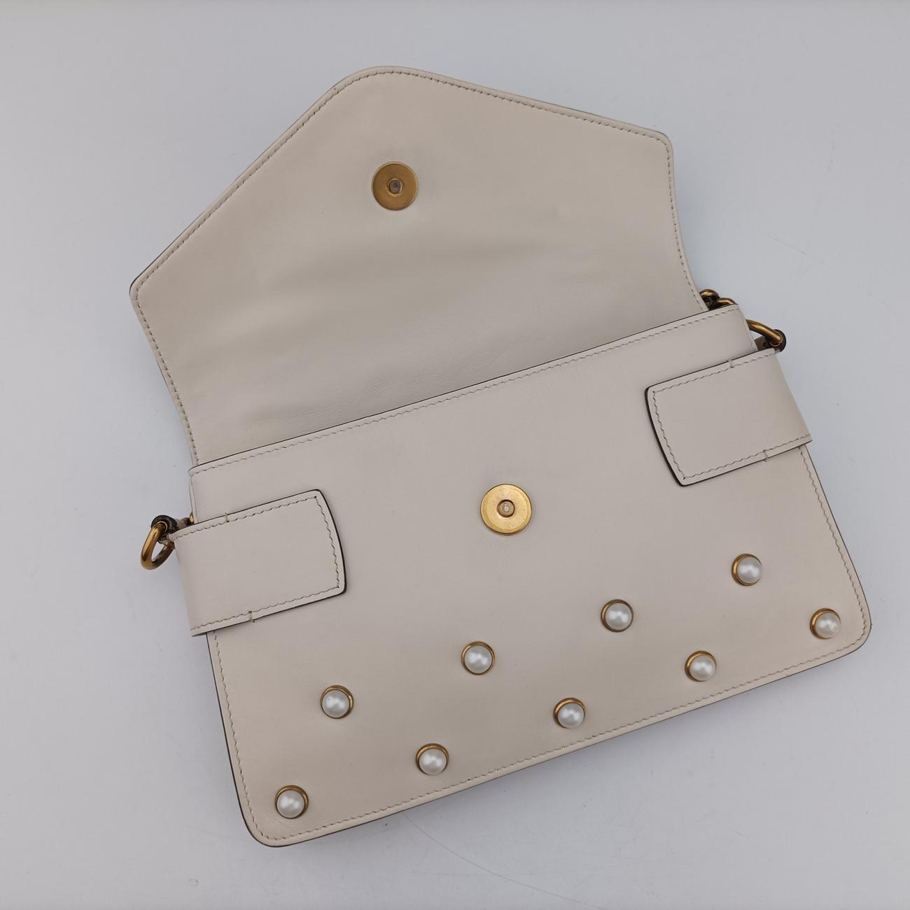 Broadway Pearl BeeWhiteLeather453778I023286789ブロードウェイ パール ビーホワイトレザー453778I023286789