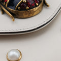 Broadway Pearl BeeWhiteLeather453778I023286789ブロードウェイ パール ビーホワイトレザー453778I023286789