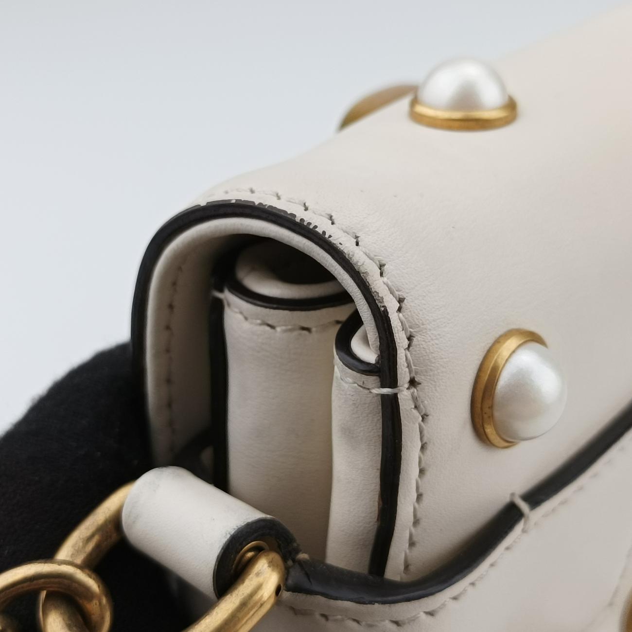 Broadway Pearl BeeWhiteLeather453778I023286789ブロードウェイ パール ビーホワイトレザー453778I023286789