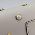 Broadway Pearl BeeWhiteLeather453778I023286789ブロードウェイ パール ビーホワイトレザー453778I023286789