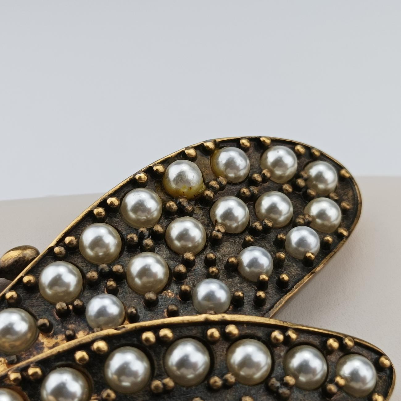 Broadway Pearl BeeWhiteLeather453778I023286789ブロードウェイ パール ビーホワイトレザー453778I023286789