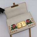 PadlockWhiteLeather432182H022240651パドロックホワイトレザー432182H022240651