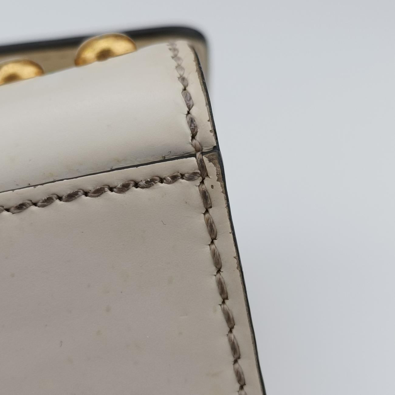 PadlockWhiteLeather432182H022240651パドロックホワイトレザー432182H022240651
