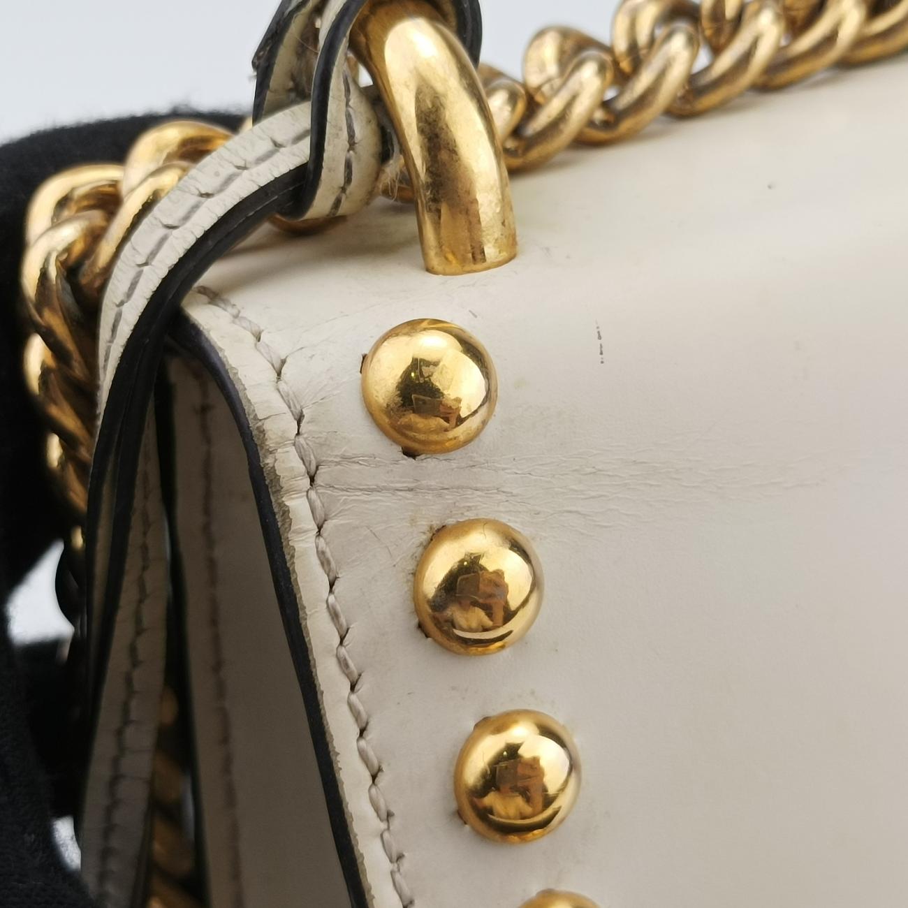 PadlockWhiteLeather432182H022240651パドロックホワイトレザー432182H022240651