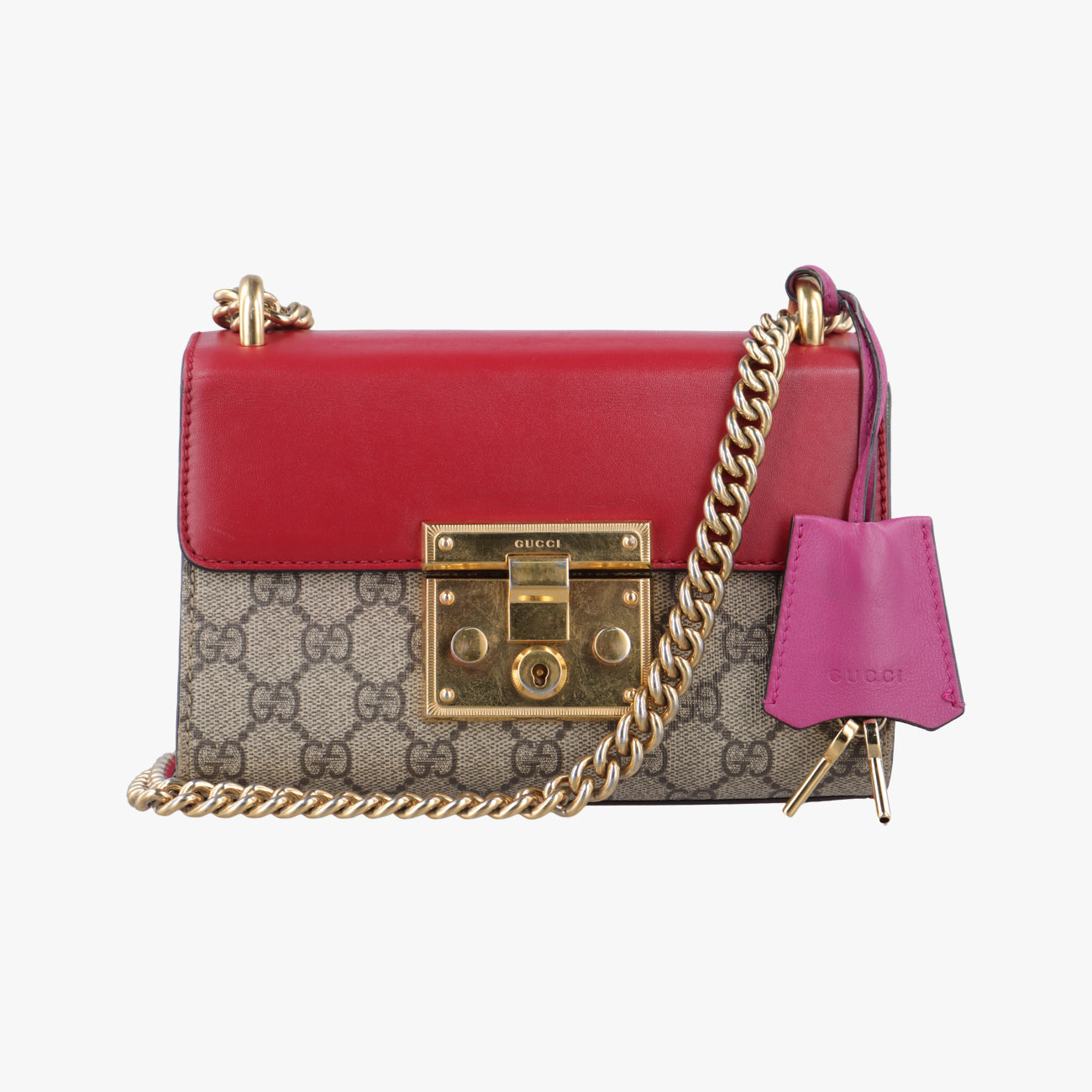 PadlockMulticolourPVC coated canvas x leather409487C023567847パドロックマルチカラーPVCコーティングキャンバス×レザー409487C023567847