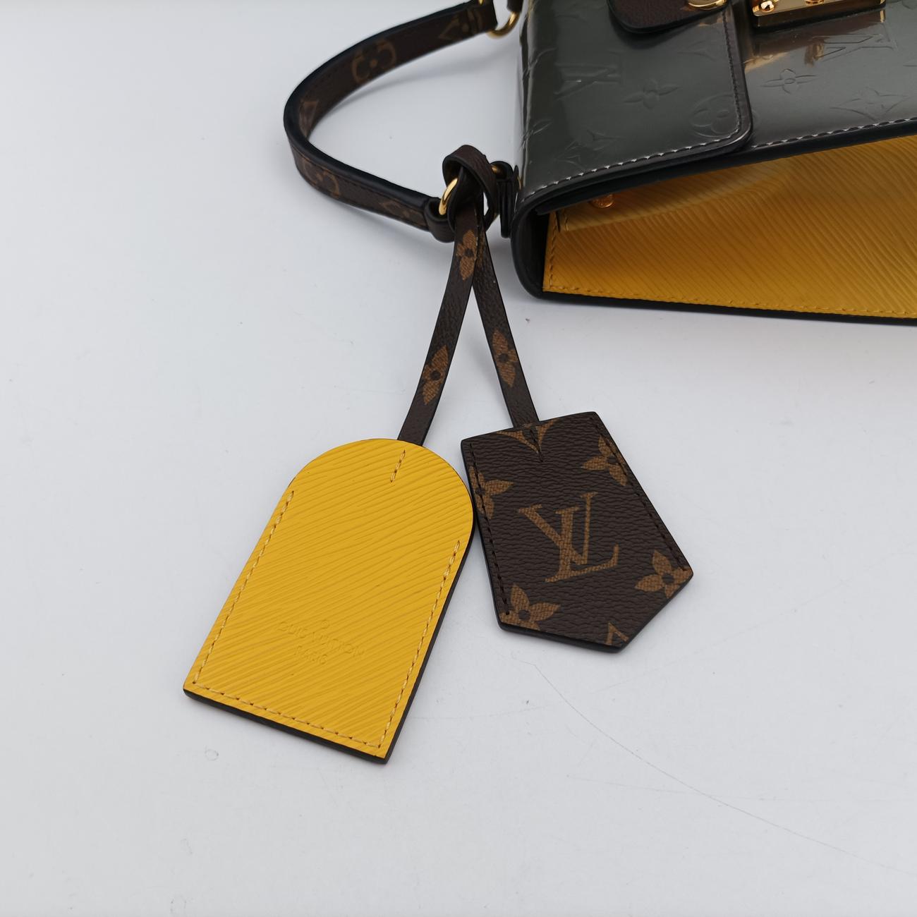 Spring Street PMSilver x Brown x YellowVernis x Monogram x EpiM90376NZ0159スプリングストリートPMシルバー×ブラウン×イエローヴェルニ×モノグラム×エピM90376NZ0159