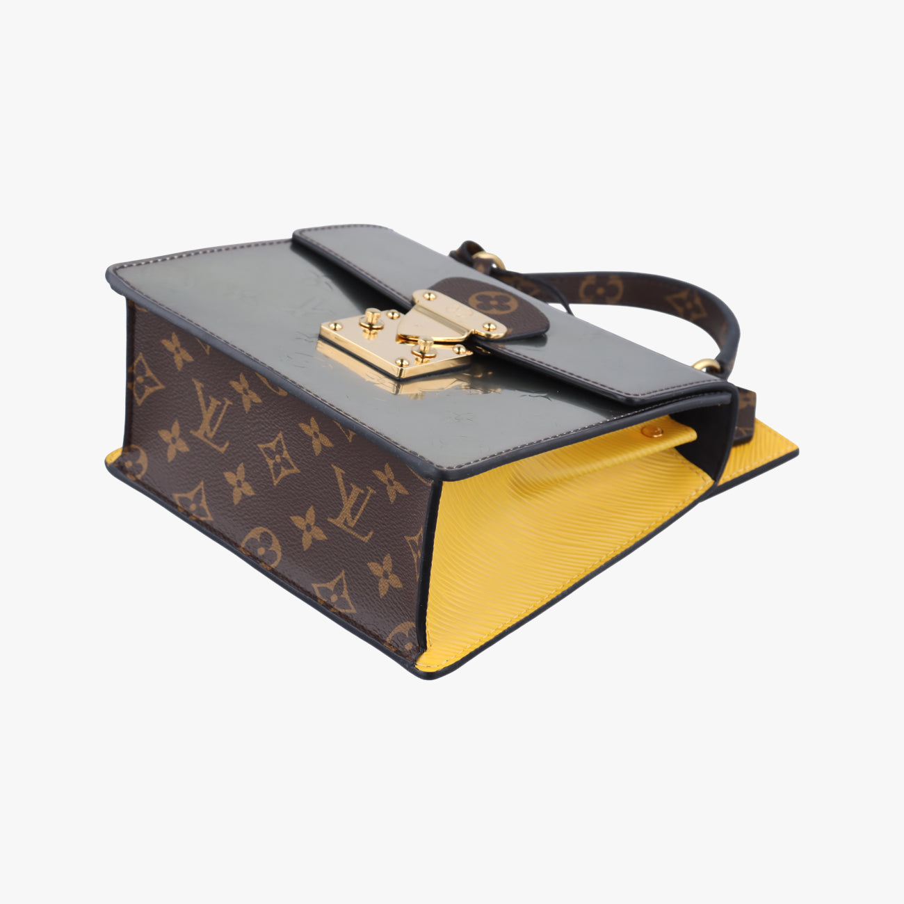 Spring Street PMSilver x Brown x YellowVernis x Monogram x EpiM90376NZ0159スプリングストリートPMシルバー×ブラウン×イエローヴェルニ×モノグラム×エピM90376NZ0159