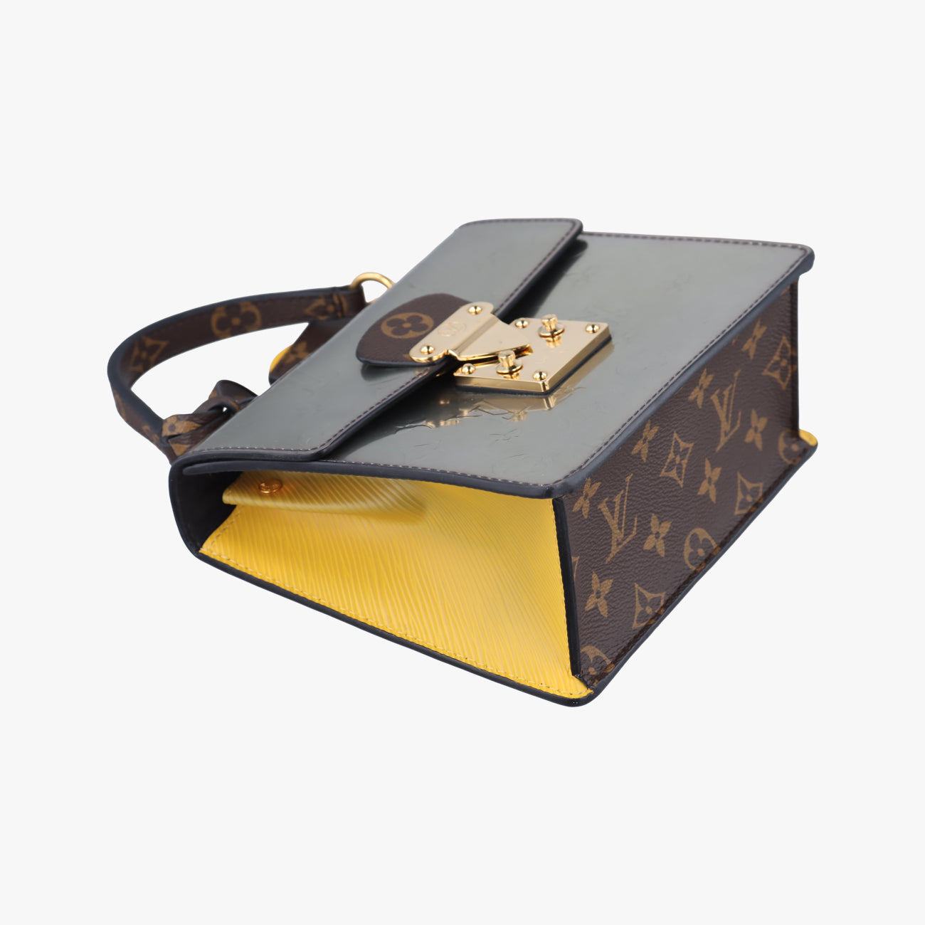 Spring Street PMSilver x Brown x YellowVernis x Monogram x EpiM90376NZ0159スプリングストリートPMシルバー×ブラウン×イエローヴェルニ×モノグラム×エピM90376NZ0159