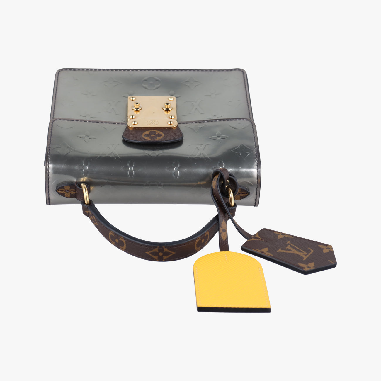 Spring Street PMSilver x Brown x YellowVernis x Monogram x EpiM90376NZ0159スプリングストリートPMシルバー×ブラウン×イエローヴェルニ×モノグラム×エピM90376NZ0159