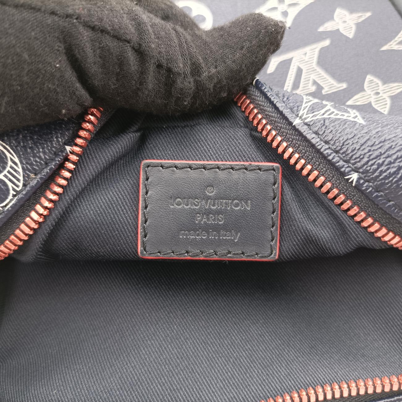 Upside Down Danube PMBLEU MARINE×CORAILMonogram InkM43678FO 2148アップサイドダウン ダヌーブPMブルー マリーン×コライユモノグラム インクM43678FO 2148