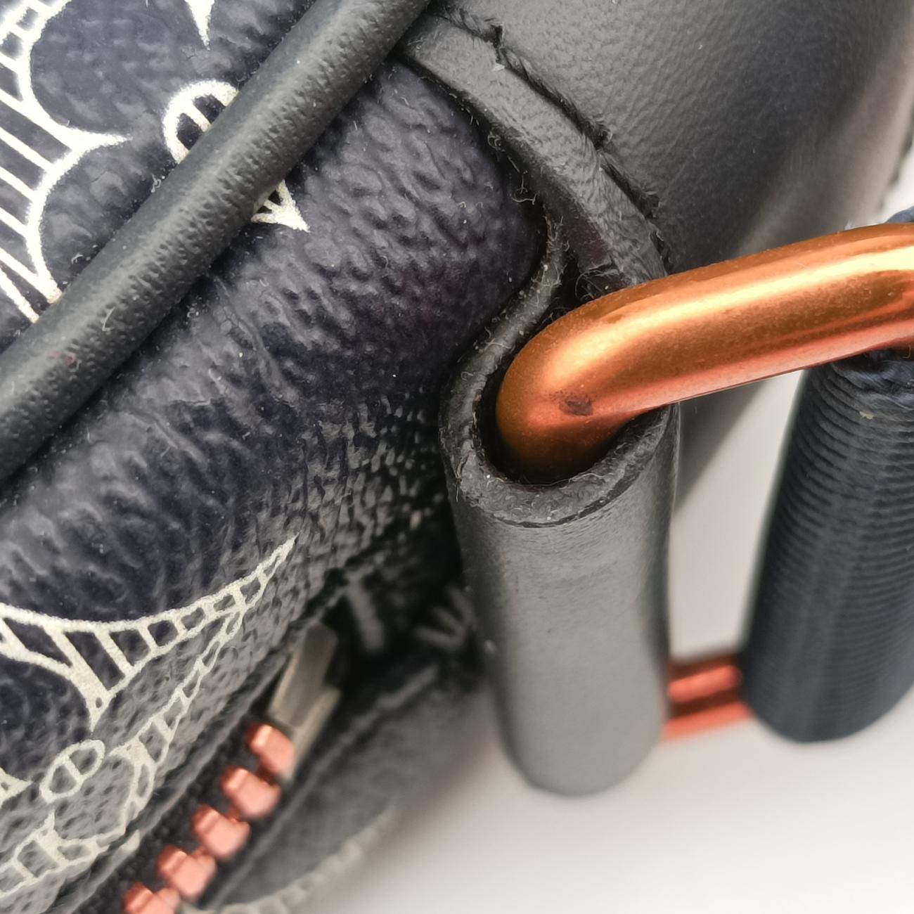 Upside Down Danube PMBLEU MARINE×CORAILMonogram InkM43678FO 2148アップサイドダウン ダヌーブPMブルー マリーン×コライユモノグラム インクM43678FO 2148