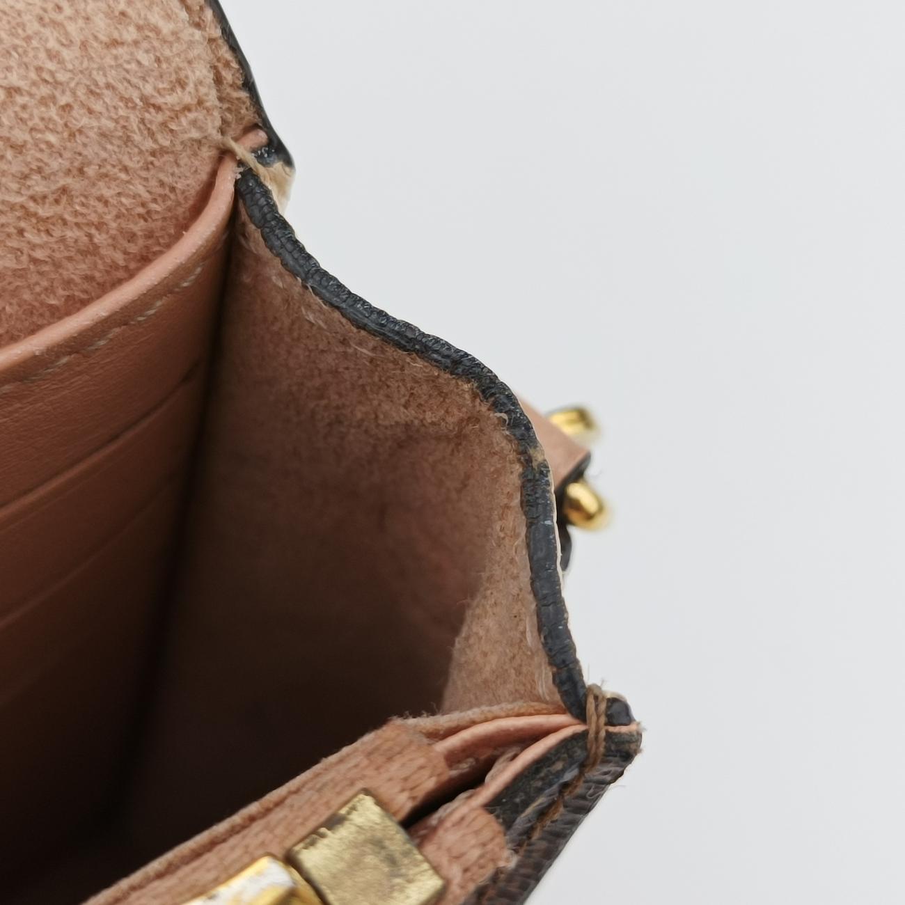 Vavin Chain WalletMulticolorPVC coated canvas leatherN60237CA2189レディースチェーンウォレットマルチカラーPVCコーティングキャンバス レザーN60237CA2189