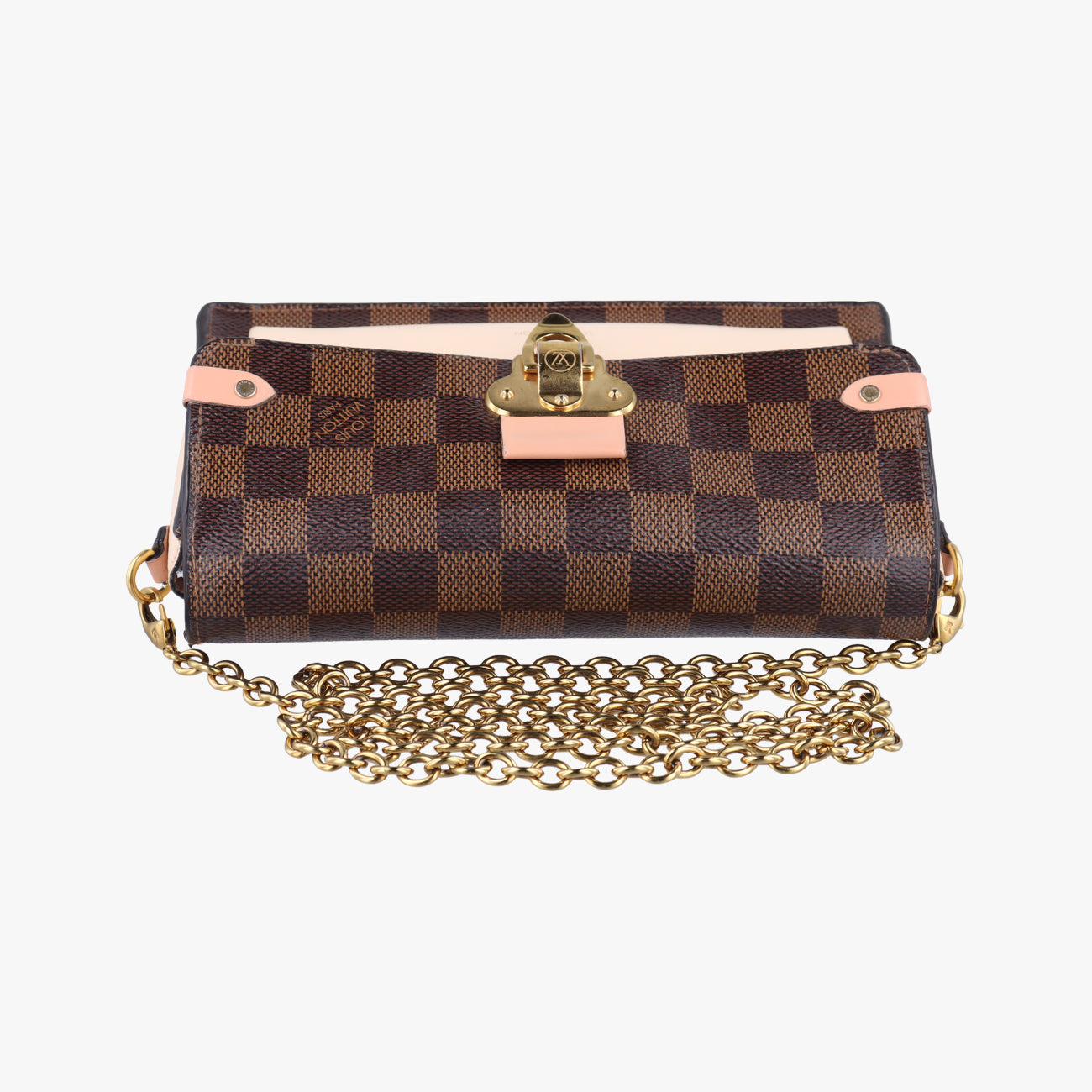 Vavin Chain WalletMulticolorPVC coated canvas leatherN60237CA2189レディースチェーンウォレットマルチカラーPVCコーティングキャンバス レザーN60237CA2189