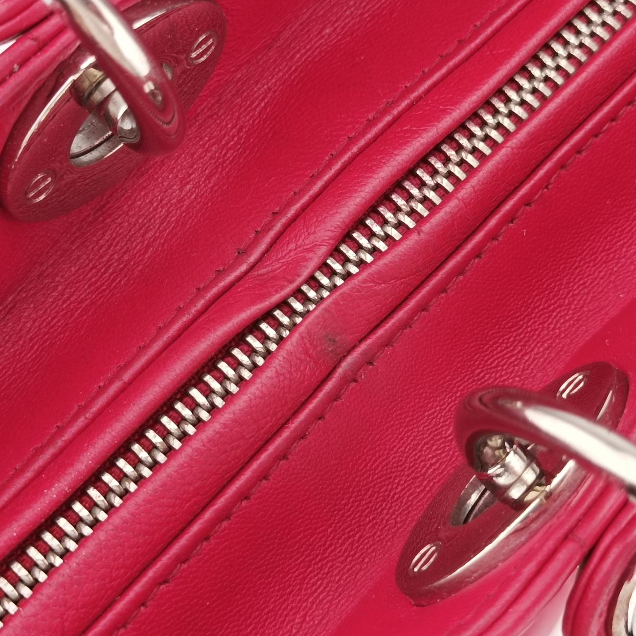 Lady DiorRedlambskin05-MA-1122レディディオールレッドラムスキン05-MA-1122