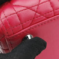 Lady DiorRedlambskin05-MA-1122レディディオールレッドラムスキン05-MA-1122