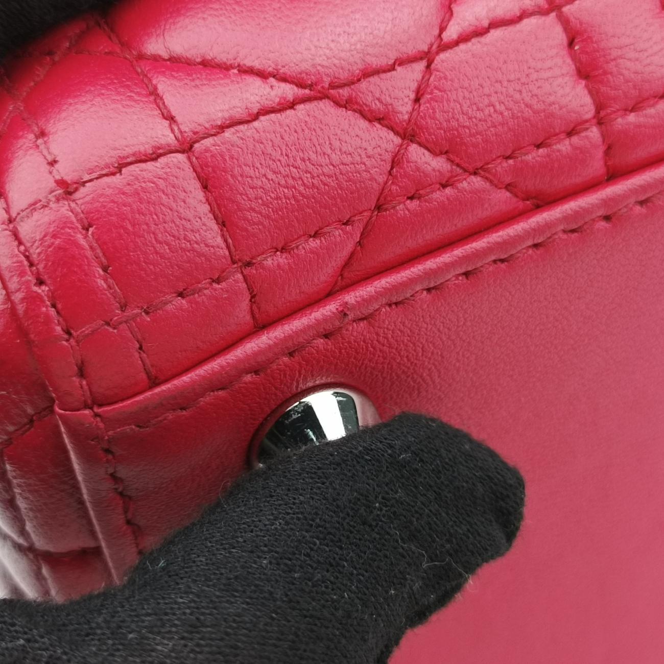 Lady DiorRedlambskin05-MA-1122レディディオールレッドラムスキン05-MA-1122