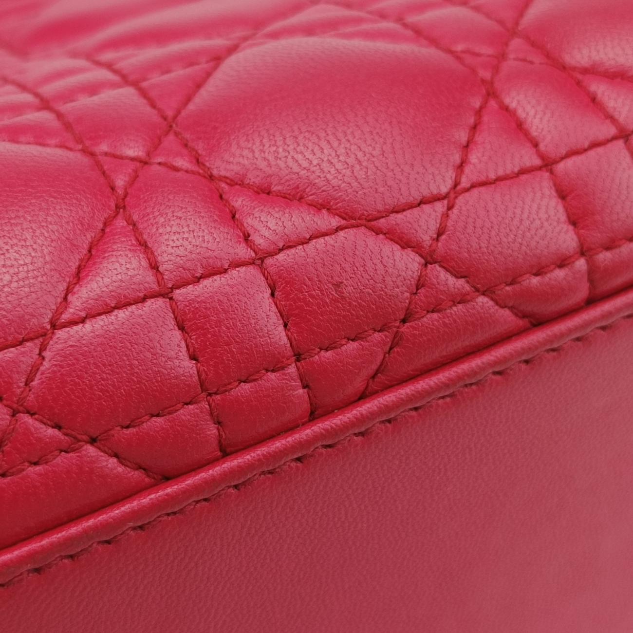 Lady DiorRedlambskin05-MA-1122レディディオールレッドラムスキン05-MA-1122