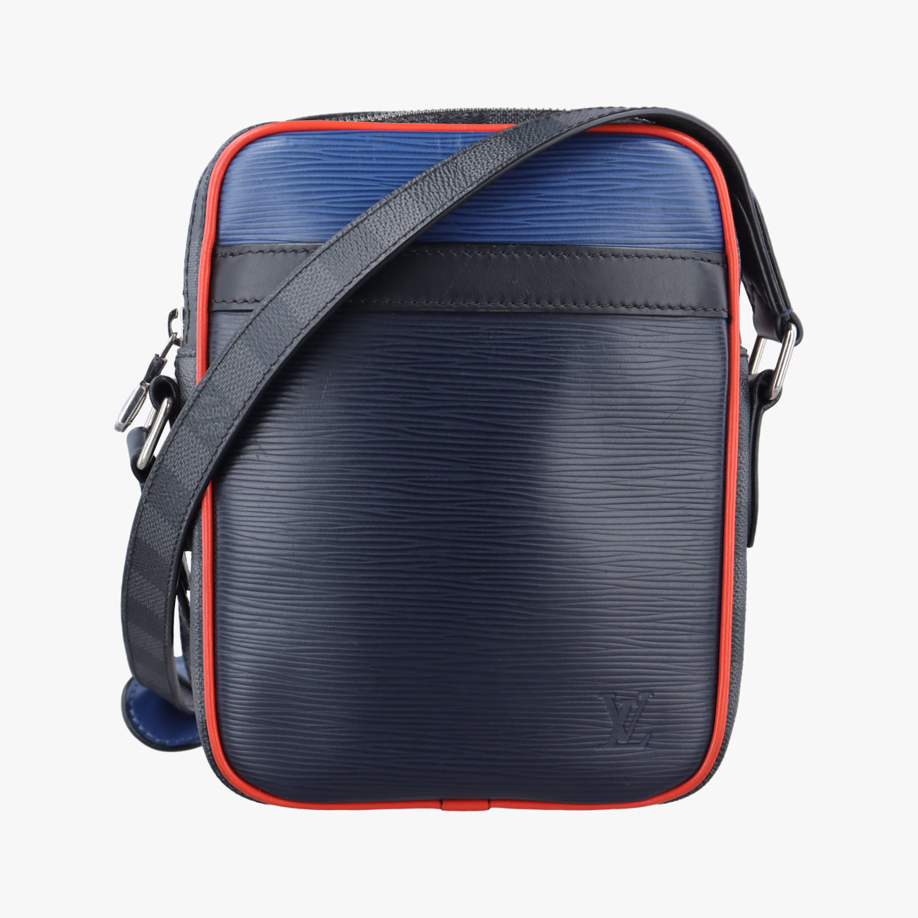 DANUBE SLIM PM NMNavy x Blue x NoirEpi×DAMIER GRAPHITEM51460FO2168ダヌーブスリムPM NMネイビー×ブルー×ノワールエピ×ダミエグラフィットM51460FO2168