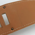 Kelly Style LockWhite×goldenLeatherA MZ 020MSケリー スタイル ロックホワイト×ゴールドレザーA MZ 020MS