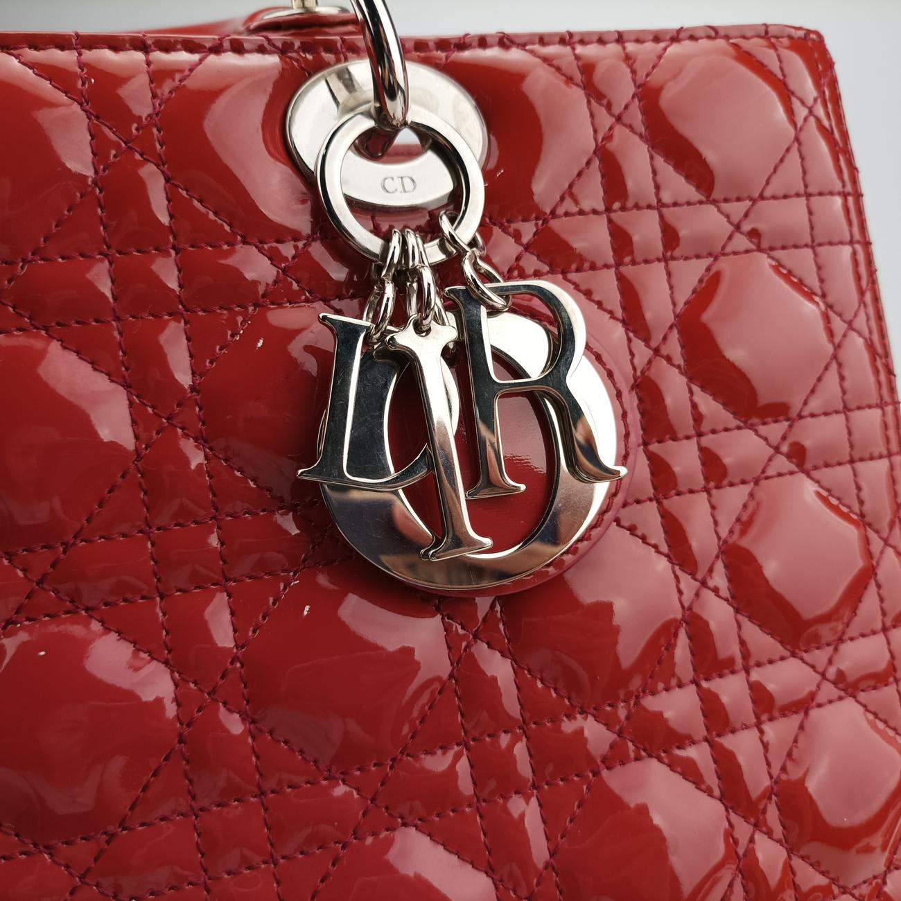 Lady DiorRedpatent05-MA-1120 Aレディディオールレッドパテント05-MA-1120 A