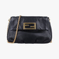 Fendista PochetteBlackLeather8M02768M0276-ANG-128-2566フェンディスタ ポシェットブラックレザー8M02768M0276-ANG-128-2566