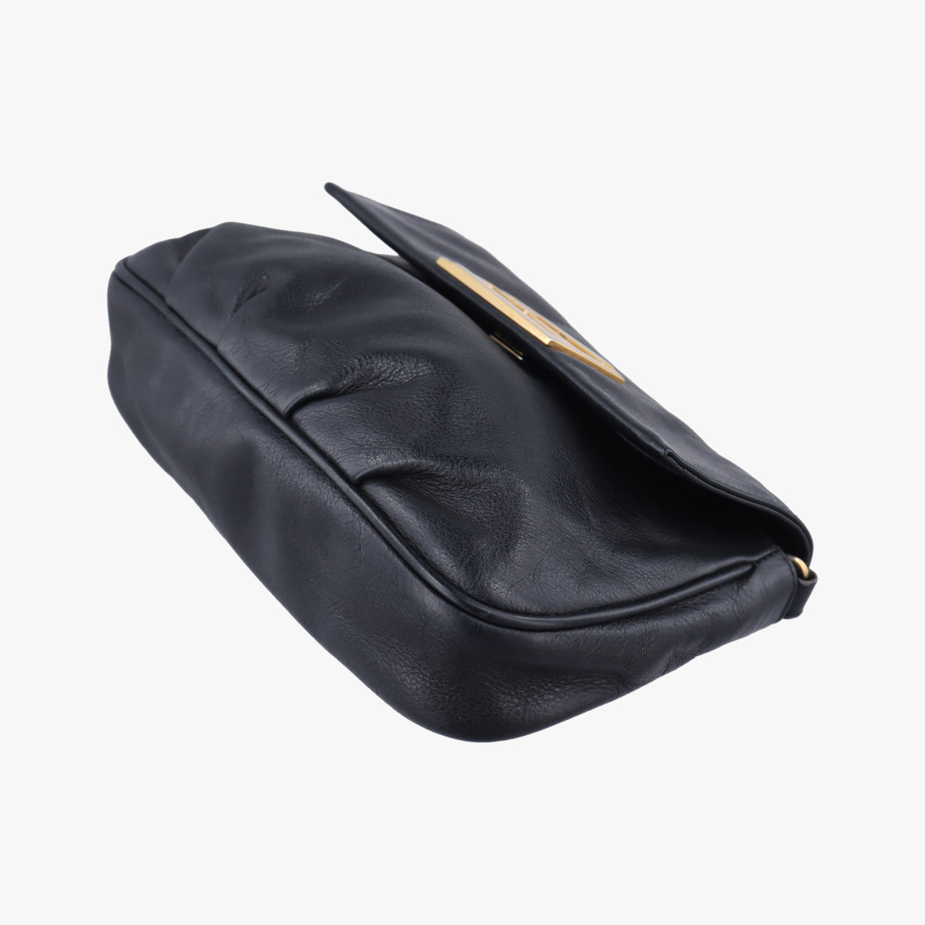 Fendista PochetteBlackLeather8M02768M0276-ANG-128-2566フェンディスタ ポシェットブラックレザー8M02768M0276-ANG-128-2566