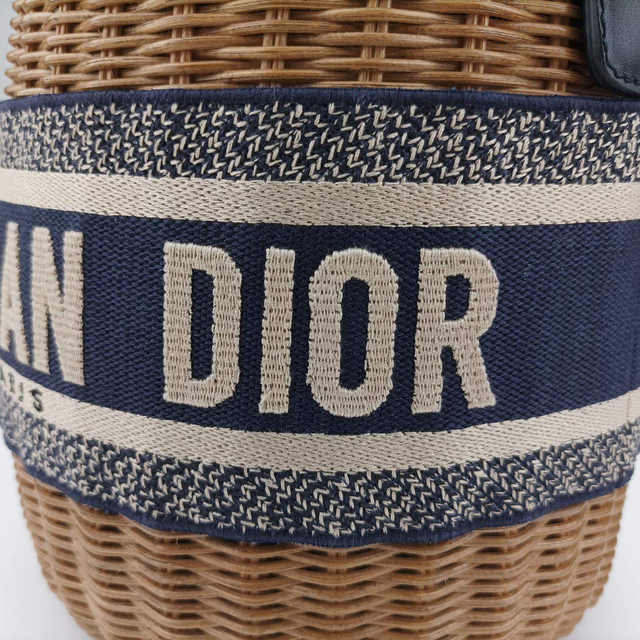 Oblique WickerMulticolourNatural wicker x Dior oblique jacquard63-MA-1200オブリーク ウィッカーマルチカラーナチュラルウィッカー×ディオール オブリーク ジャカード63-MA-1200