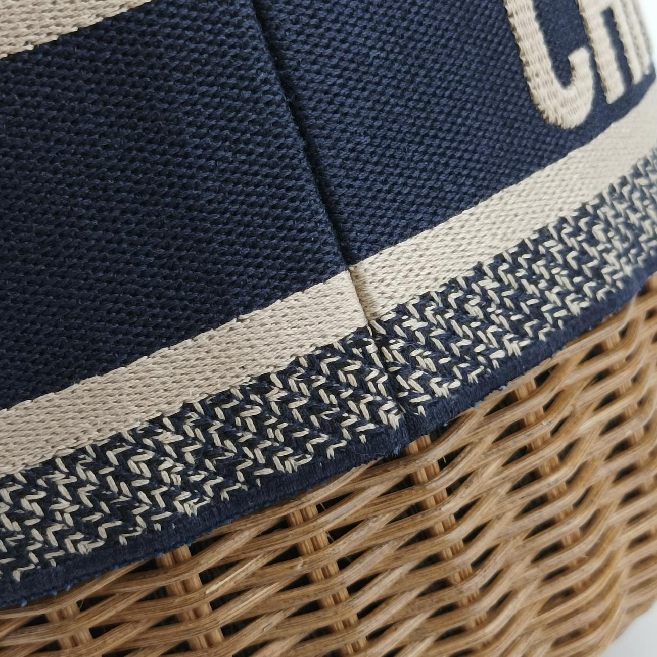 Oblique WickerMulticolourNatural wicker x Dior oblique jacquard63-MA-1200オブリーク ウィッカーマルチカラーナチュラルウィッカー×ディオール オブリーク ジャカード63-MA-1200