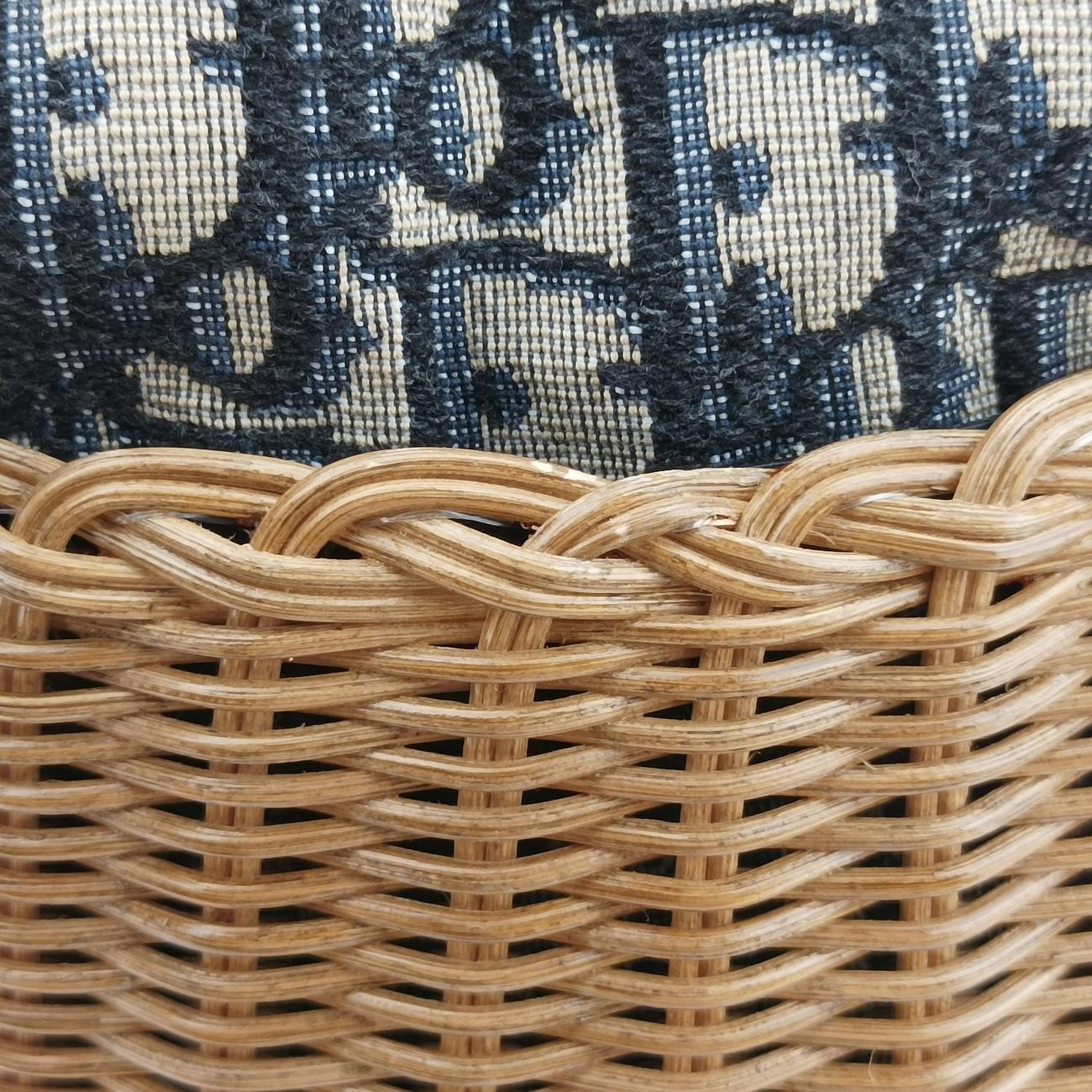 Oblique WickerMulticolourNatural wicker x Dior oblique jacquard63-MA-1200オブリーク ウィッカーマルチカラーナチュラルウィッカー×ディオール オブリーク ジャカード63-MA-1200