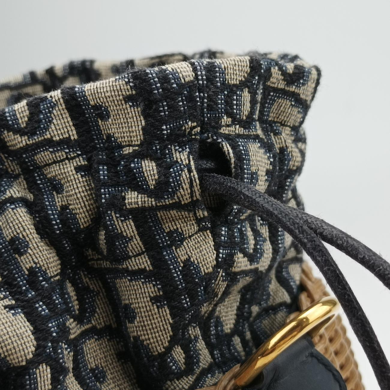 Oblique WickerMulticolourNatural wicker x Dior oblique jacquard63-MA-1200オブリーク ウィッカーマルチカラーナチュラルウィッカー×ディオール オブリーク ジャカード63-MA-1200