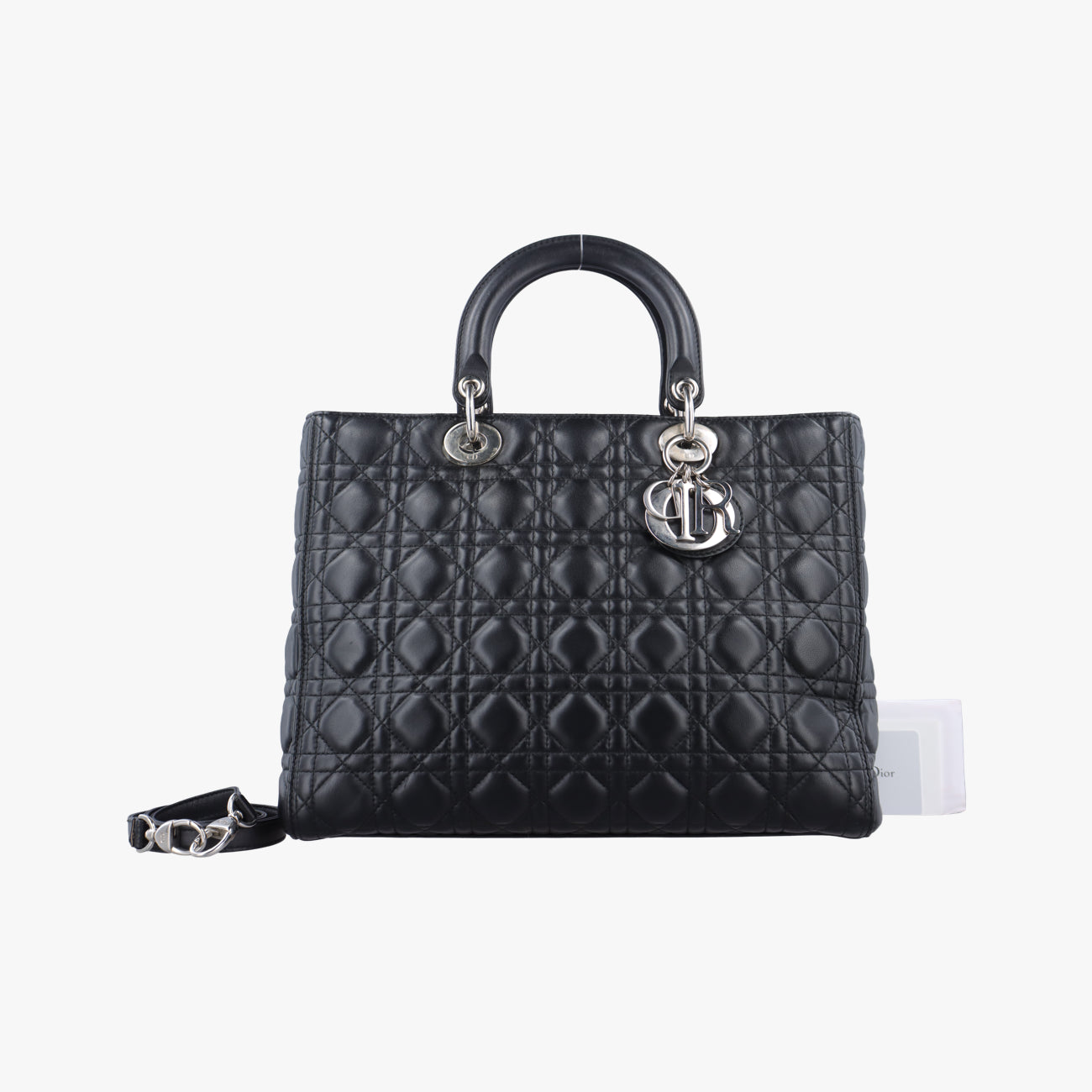 Lady DiorBlacklambskin18-MA-1104レディディオールブラックラムスキン18-MA-1104